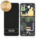 Συγκρότημα οθόνης για Samsung S20 Ultra, G988F, GH82-26032A, GH82-26033A, Cosmic Black, Service Pack