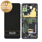 Συγκρότημα οθόνης για Samsung S20 Ultra, G988F, GH82-26032A, GH82-26033A, Cosmic Black, Service Pack