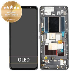 OLED/LCD Display Assembly για Asus ROG Phone 5s, 5s Pro | ZS676KS | Μαύρο, Black | Service Pack