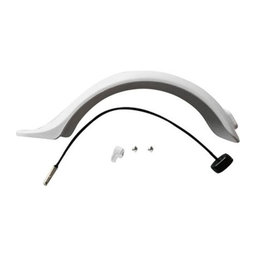 Πίσω Φτερό + Φως με Σύνδεσμο για Xiaomi Mi Electric Scooter 1S | 2 M365 | Pro | Λευκό | White