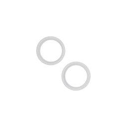 Πλαίσιο Φακού Πίσω Κάμερας (2τμχ) για iPhone 13 | 13 Mini | Λευκό του Άστρου | Starlight