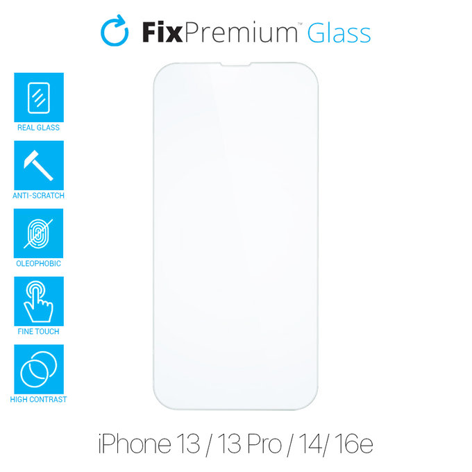 Προστατευτικό Γυαλί για iPhone 13, 13 Pro & 14 | FixPremium Glass