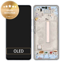 OLED/LCD Display Assembly για Samsung A53 5G | A536B | GH82-28024C | GH82-28025C | Awesome Blue | Service Pack