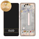 Συγκρότημα οθόνης για Samsung A53 5G, A536B, GH82-28024D, GH82-28025D, Awesome Peach, Service Pack
