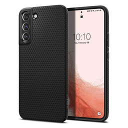 Θήκη Liquid Air για Samsung S22 | Matte Black | Spigen