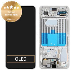 OLED/LCD Display Assembly για Samsung S22 | S901B | GH82-27520B | GH82-27521B | Phantom White | Service Pack