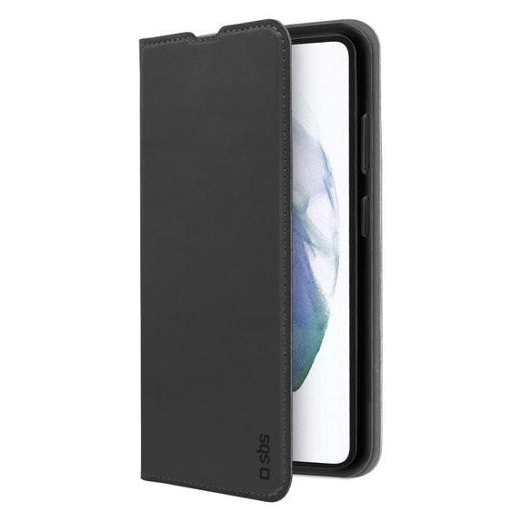 Θήκη Βιβλίο Πορτοφόλι Lite για Samsung S22, Μαύρο, Black, SBS