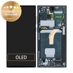 OLED/LCD Display Assembly για Samsung S22 Ultra | S908B | GH82-27489D | GH82-27488D | Green | Service Pack