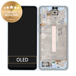 OLED/LCD Display Assembly για Samsung A33 5G | A336B | GH82-28143C | GH82-28144C | Awesome Blue | Service Pack