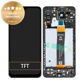 Συγκρότημα οθόνης για Samsung A13 5G, A136B, GH82-29077A, GH82-29078A, Black, Service Pack