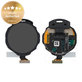 Συγκρότημα οθόνης για Samsung Watch 4 Classic, 46mm, R895, GH96-14426A, Black, Service Pack