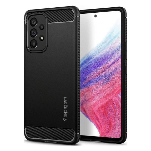 Θήκη Rugged Armor για Samsung A53 5G | Matte Black | Spigen