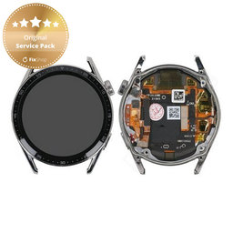 OLED/LCD Display Assembly για Huawei Watch GT 3 | 46mm | JPT-B19 | 02354QMS | Ασημί, Silver | Service Pack