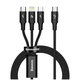 Καλώδιο USB-C 3 σε 1 (USB-C, Lightning, Micro-USB) (1.5m) | Μαύρο | Black | Baseus