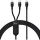 Καλώδιο USB-C / 2x USB-C (1.5m) | Μαύρο | Black | Baseus