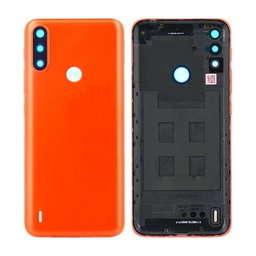 Καπάκι Μπαταρίας για Motorola Moto E7 Power | E7i Power | 5S58C18232 | 5S58C18263 | Coral Red | Service Pack