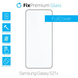 FullCover Προστατευτικό Γυαλί για Samsung S21+ | FixPremium