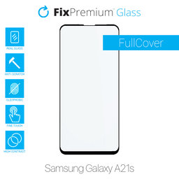 FullCover Προστατευτικό Γυαλί για Samsung A21s | FixPremium