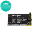 Μπαταρία για Google Pixel 4 XL, 3600mAh, Li-Pol, 3.85 V, G020J-B, HQ