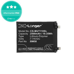 Battery για Xiaomi 11T Pro | BM58 | 2500mAh | HQ