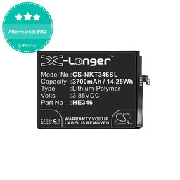 Battery για Nokia 7 Plus | HE346 | 3700mAh | HQ