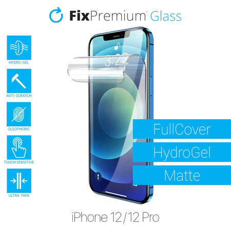 HydroGel Ματ - Προστατευτικό Οθόνης για iPhone 12 & 12 Pro | FixPremium