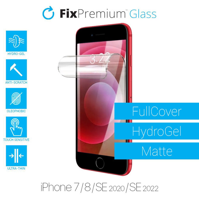 HydroGel Ματ - Προστατευτικό Οθόνης για iPhone 6, 6s, 7, 8, SE 2020 & SE 2022 | FixPremium