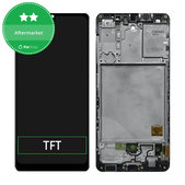Συγκρότημα οθόνης για Samsung A41, A415F, Prism Crush Black, Aftermarket