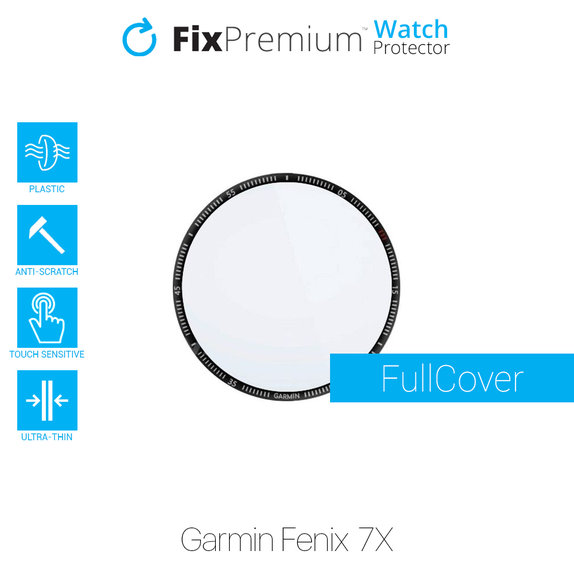Plexiglas για Garmin Fenix 7X, Προστατευτικό ρολογιού, FixPremium