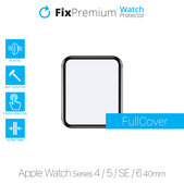 Plexiglas για Apple Watch 4, 5, 6, SE (1st gen), SE (2nd gen) (40mm), Προστατευτικό ρολογιού, FixPremium