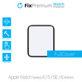 Plexiglas για Apple Watch 4, 5, 6, SE (1st gen), SE (2nd gen) (44mm), Προστατευτικό ρολογιού, FixPremium