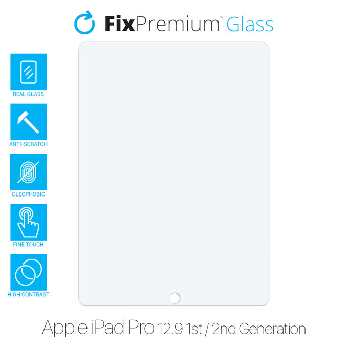 Προστατευτικό Γυαλί για Apple iPad Pro 12.9" (1st Gen 2015 | 2nd Gen 2017) | FixPremium Glass