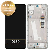 Συγκρότημα οθόνης για Motorola Edge 30, XT2203, Supermoon Silver, Service Pack
