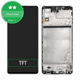 OLED/LCD Display Assembly για Samsung M51 | M515F | Celestial Black | Aftermarket