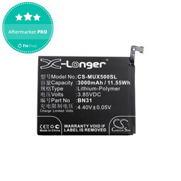 Μπαταρία για Xiaomi Redmi Note 5A, BN31, 3000mAh, HQ