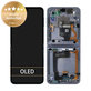 Συγκρότημα οθόνης για Samsung Z Flip 4, F721B, Blue, Service Pack