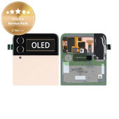Συγκρότημα οθόνης για Samsung Z Flip 4, F721B, External Pink Gold, Service Pack