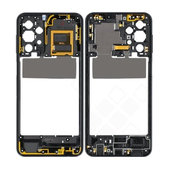 Μεσαίο Πλαίσιο για Samsung A23 5G A236B | Awesome Black | GH98-47823A | Genuine Service Pack