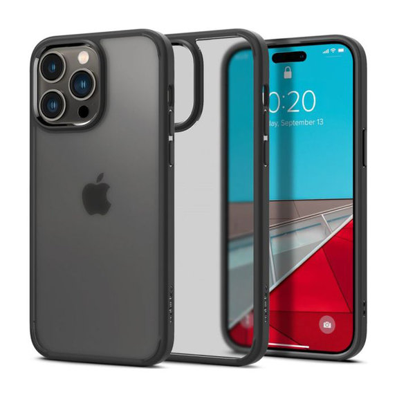 Θήκη Ultra Hybrid για iPhone 14 Pro, Frost Black, Spigen
