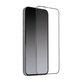 Προστατευτικό Γυαλί για iPhone 14 Pro, Full Cover, Μαύρο, Black, SBS