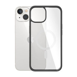 Θήκη ClearCase με MagSafe για iPhone 14 | Μαύρο | Black | PanzerGlass