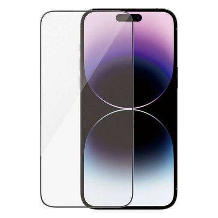 Προστατευτικό Γυαλί UWF με εφαρμοστή για iPhone 14 Pro Max | Μαύρο | Black | PanzerGlass