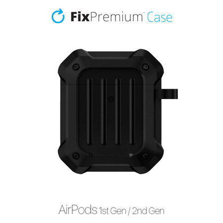 Θήκη Unbreakable για AirPods 1 & 2 | Μαύρο | Black | FixPremium