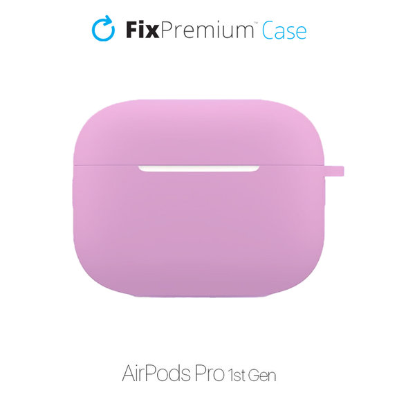 Θήκη Σιλικόνης για AirPods Pro, Lila, FixPremium