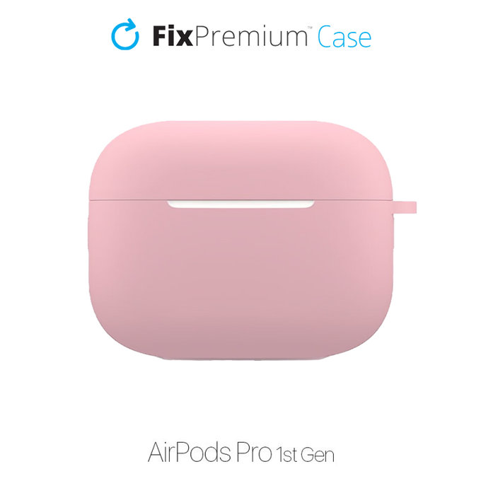 Θήκη Σιλικόνης για AirPods Pro, Ροζ, Pink, FixPremium