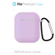 Θήκη Σιλικόνης για AirPods 1 & 2, Lila, FixPremium