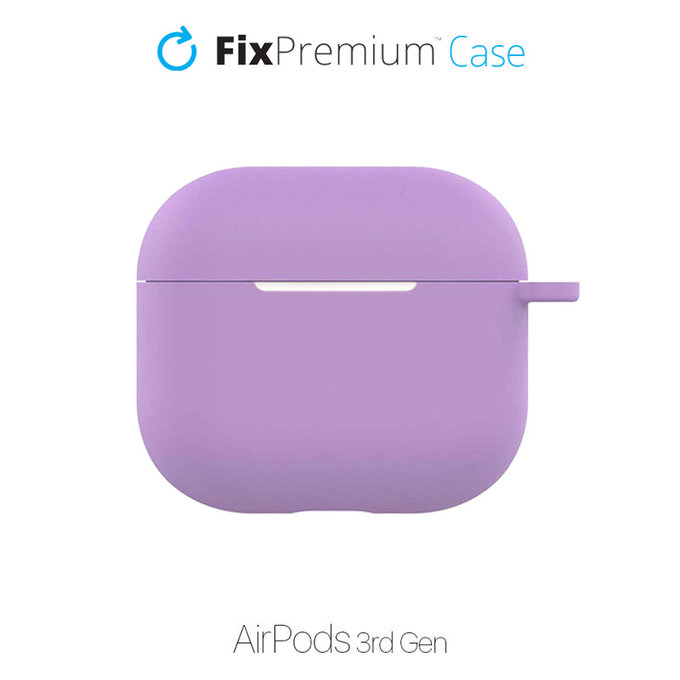 Θήκη Σιλικόνης για AirPods 3, Lila, FixPremium