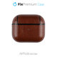 Θήκη από τεχνητό δέρμα για AirPods 3, Καστανός, Brown, FixPremium