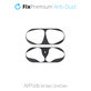 Αντι-σκόνη Αυτοκόλλητο για AirPods 1 & 2, Μαύρο, Black, FixPremium