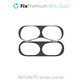 Αντι-σκόνη Αυτοκόλλητο για AirPods Pro, Μαύρο, Black, FixPremium